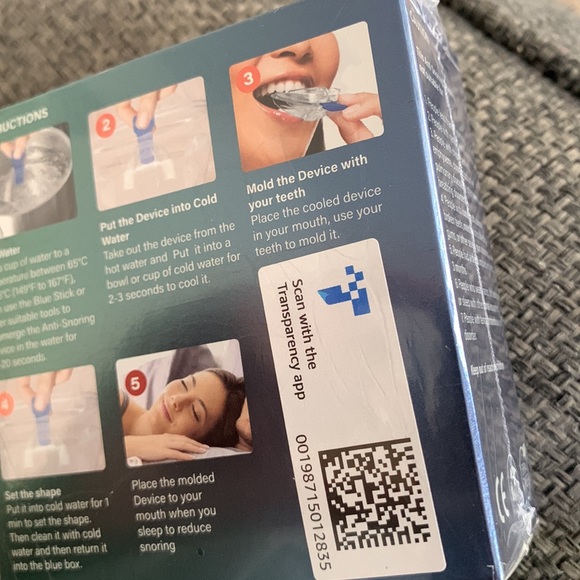 Never used/never opened ANTI-SNORING MOUTH PIECE - Picture 5 of 5